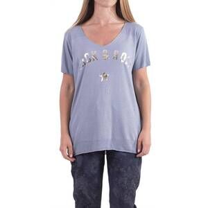 NEW GIGI MODA apuma rock & roll top in blue